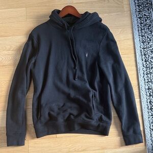 All Saints Black Raven Hoodie - Small men’s